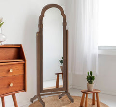 Jharokha Wooden Full-Length Cheval Mirror