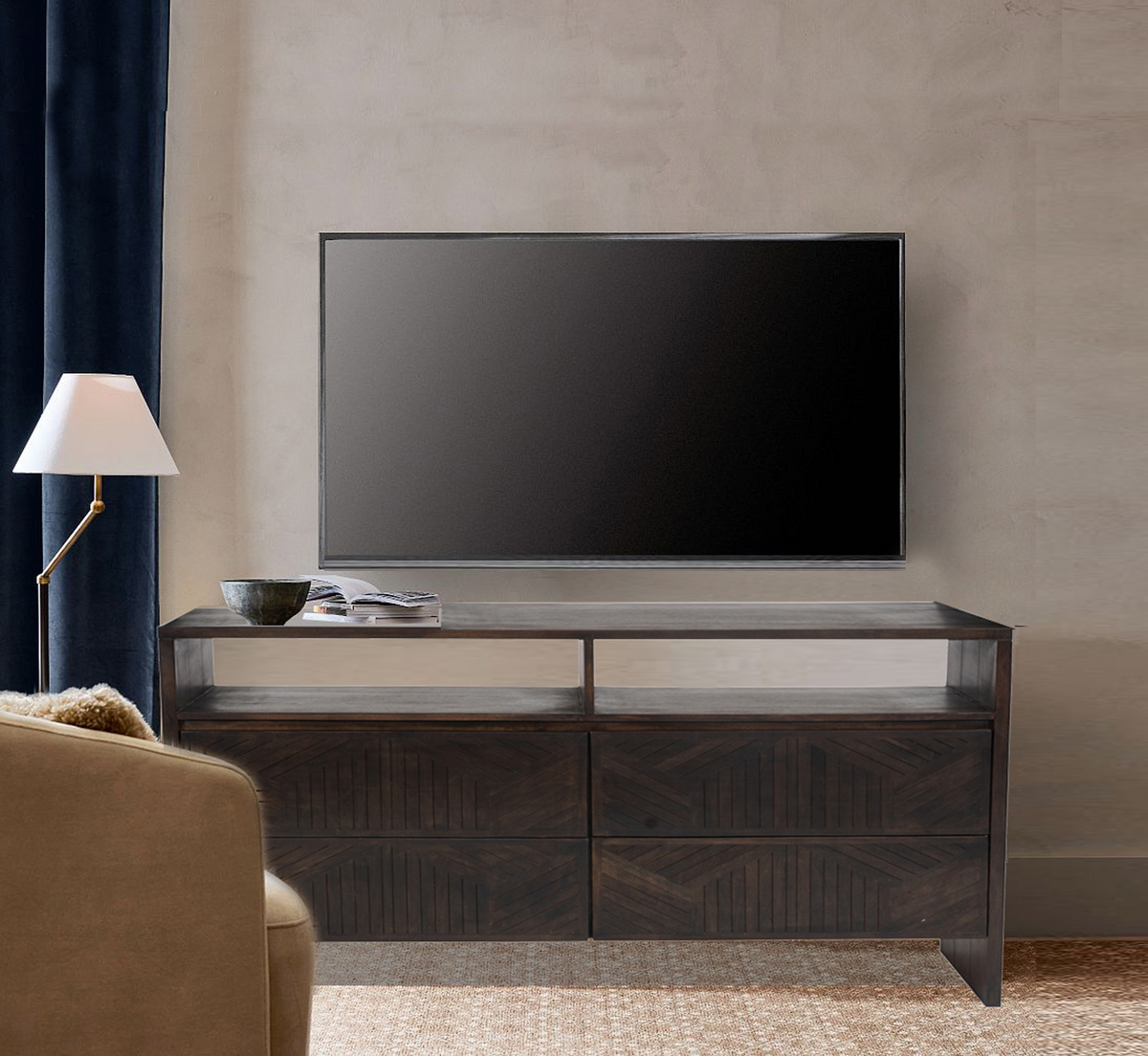 Darsh Wooden TV Cabinet