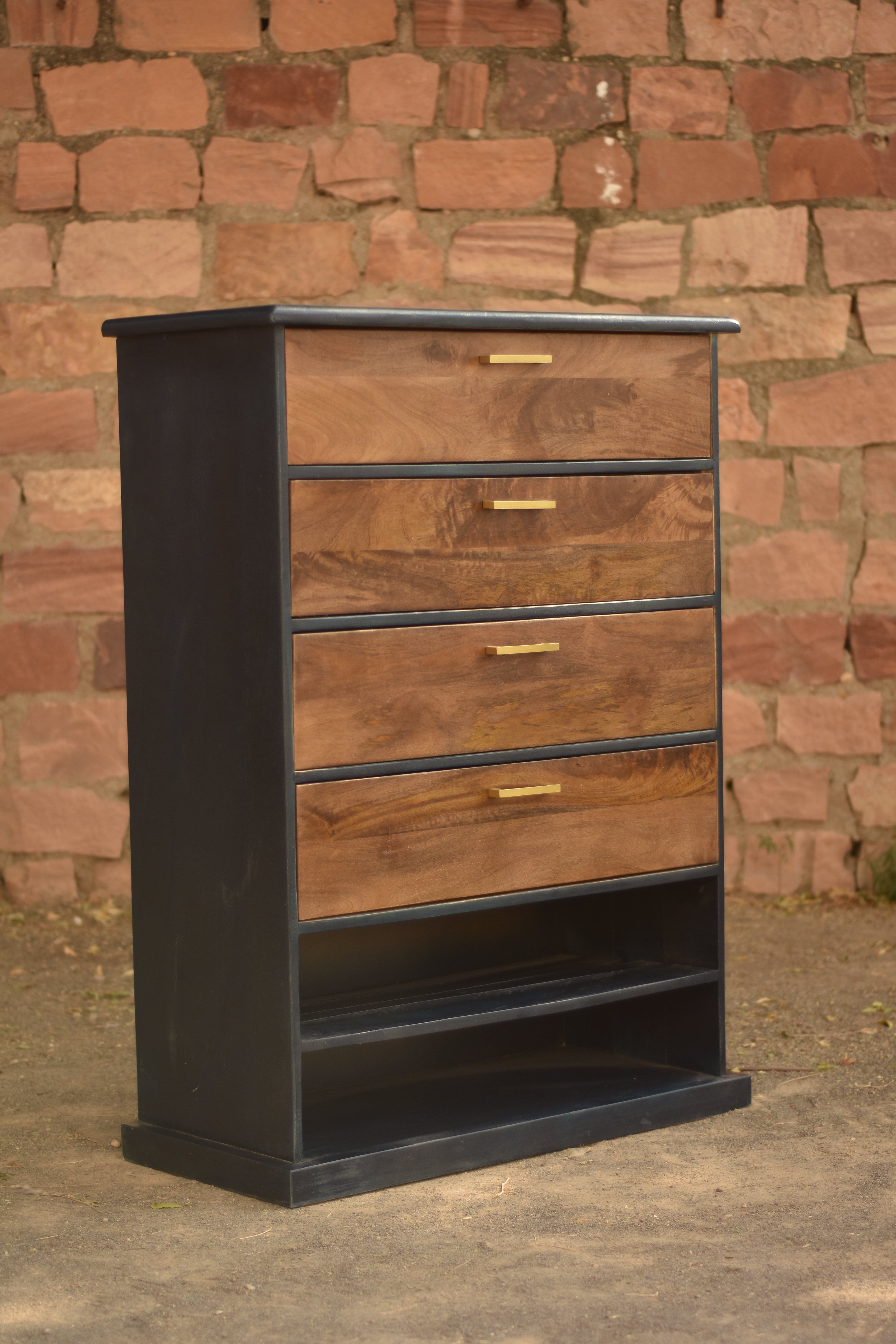 Maritime Wooden 6-Tier Shoe Cabinet