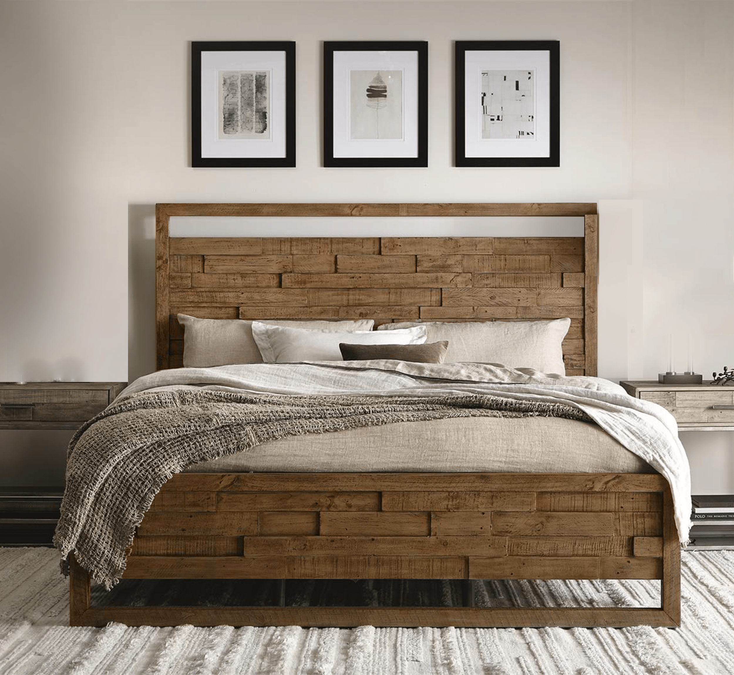 CORSICA DESIGNS Beds Vyut 100% Solid Wood Bed