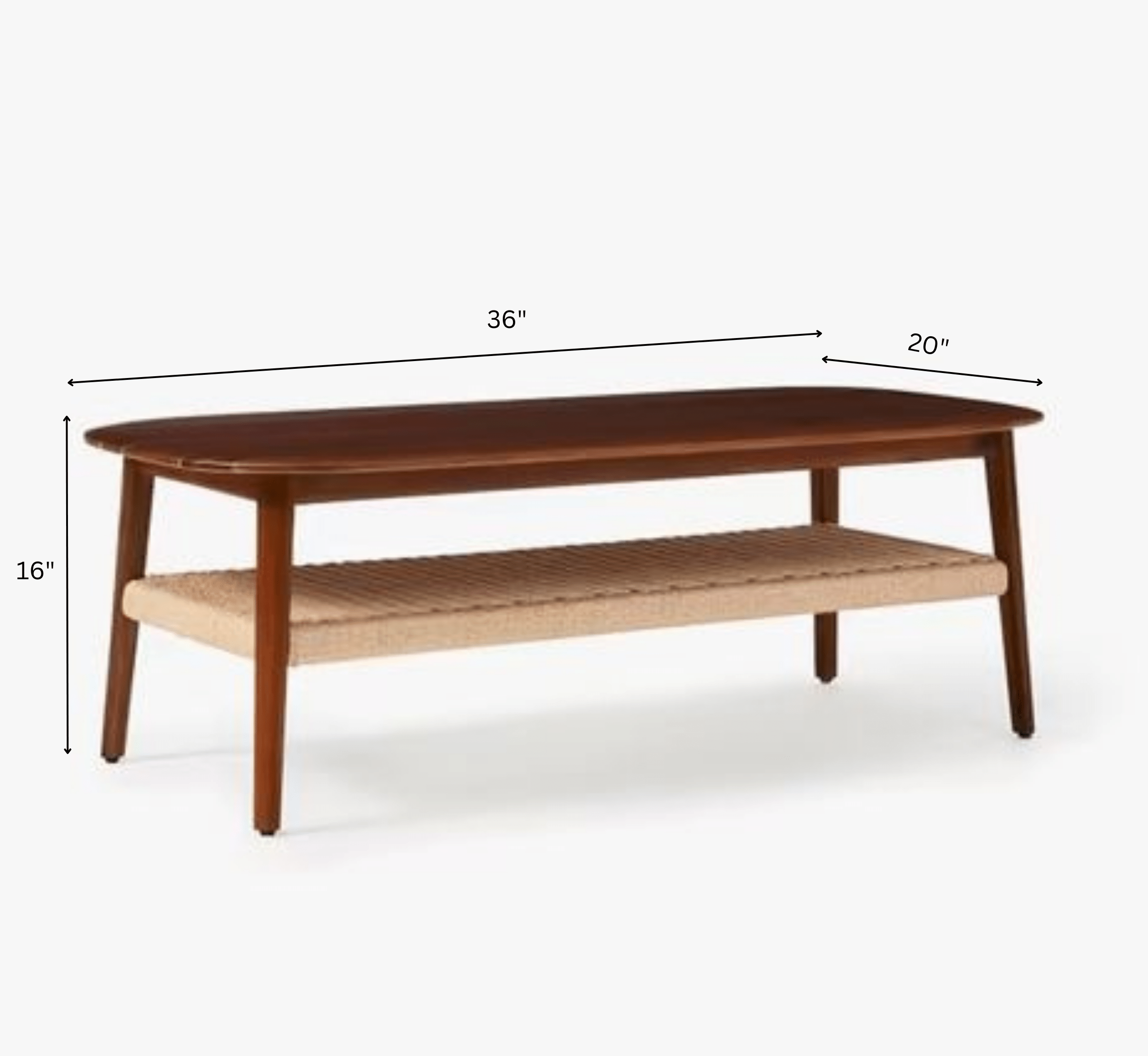 CORSICA DESIGNS Centre Tables Vyut Wooden 2-Tier Centre Table