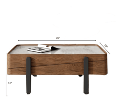 CORSICA DESIGNS Coffee Table Panache Wooden Nesting Centre Tables