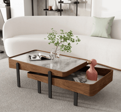 CORSICA DESIGNS Coffee Table Panache Wooden Nesting Centre Tables