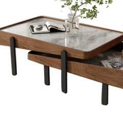 CORSICA DESIGNS Coffee Table Panache Wooden Nesting Centre Tables