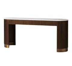 CORSICA DESIGNS Consoles Sloan Marble-Top Console Table