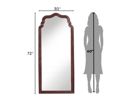 CORSICA DESIGNS Mirrors Nami Wooden 6FT Mirror