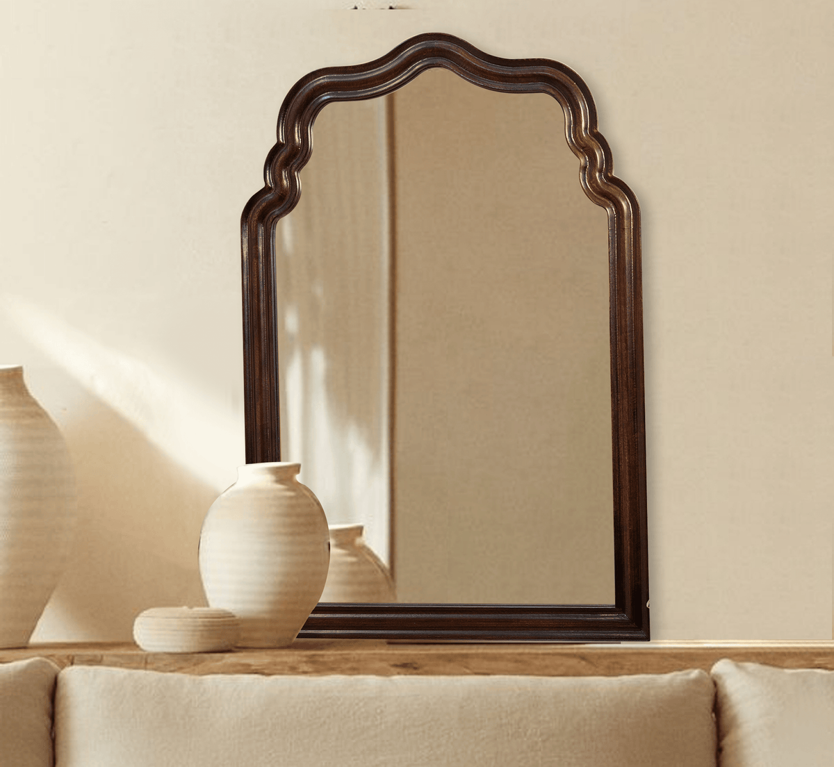 CORSICA DESIGNS Mirrors Nami Wooden Wall Mirror