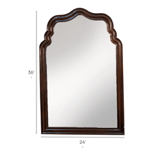 CORSICA DESIGNS Mirrors Nami Wooden Wall Mirror