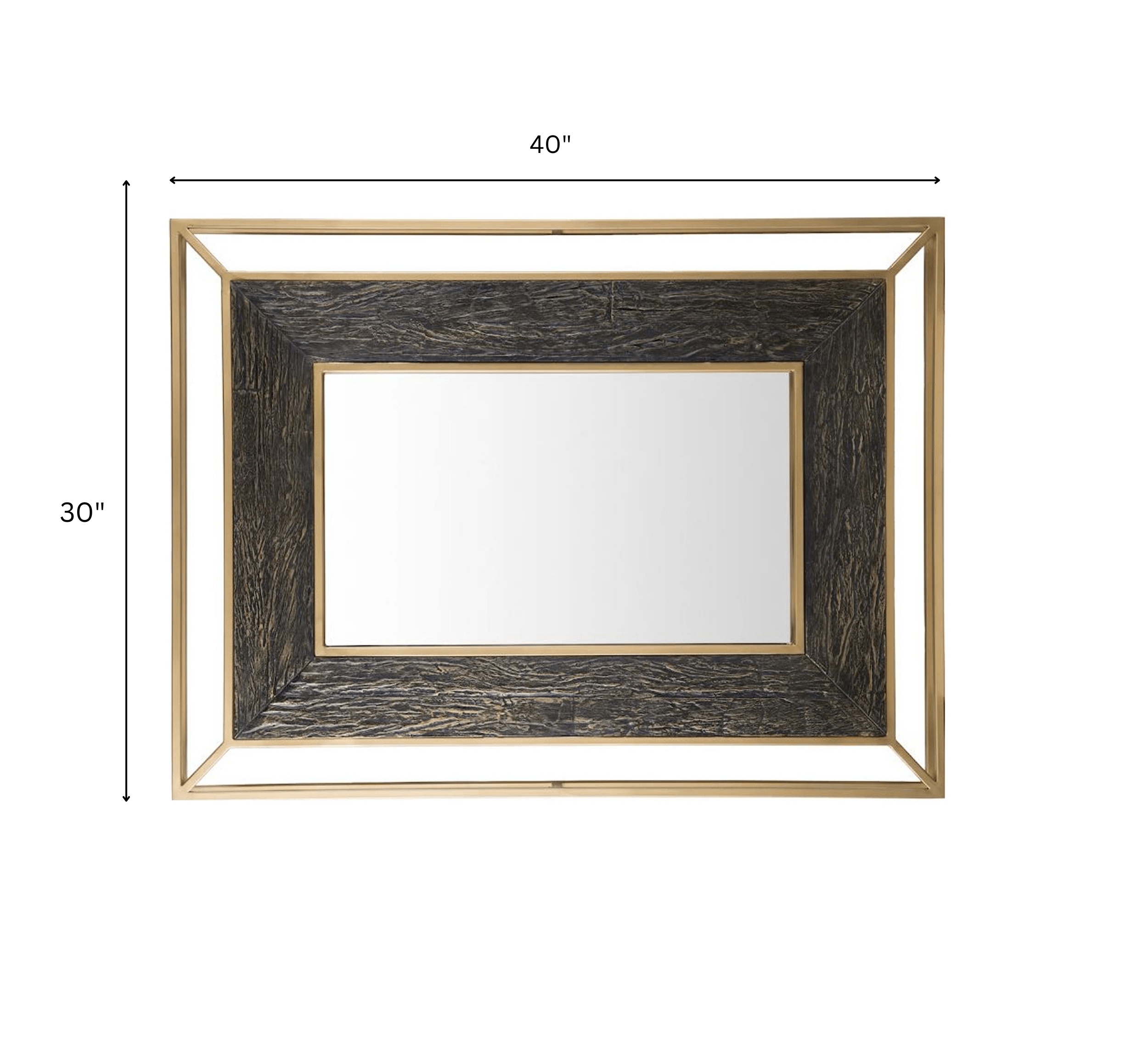 CORSICA DESIGNS Mirrors Namona Antique Wall Mirror