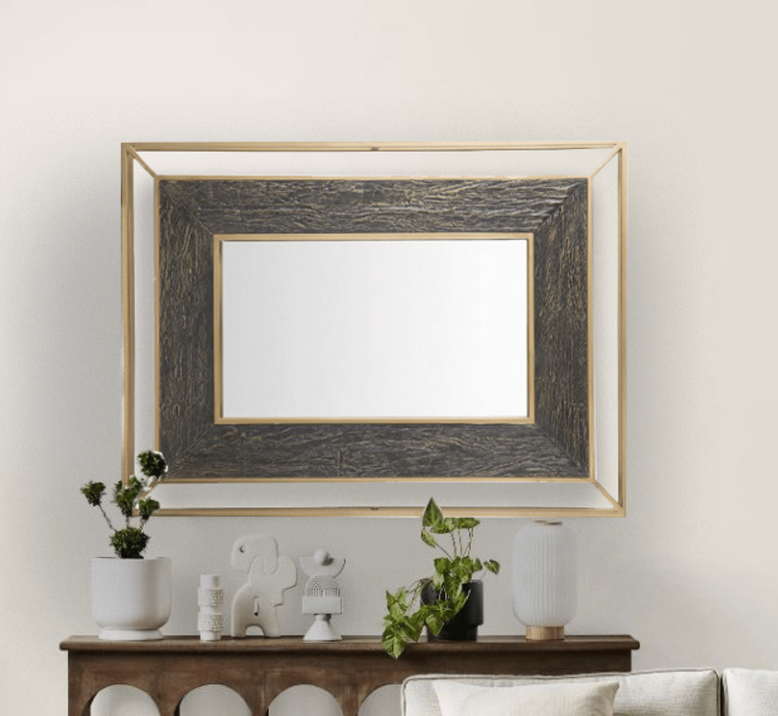 CORSICA DESIGNS Mirrors Namona Antique Wall Mirror