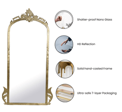 CORSICA DESIGNS Mirrors Victorian Arched 6FT Mirror