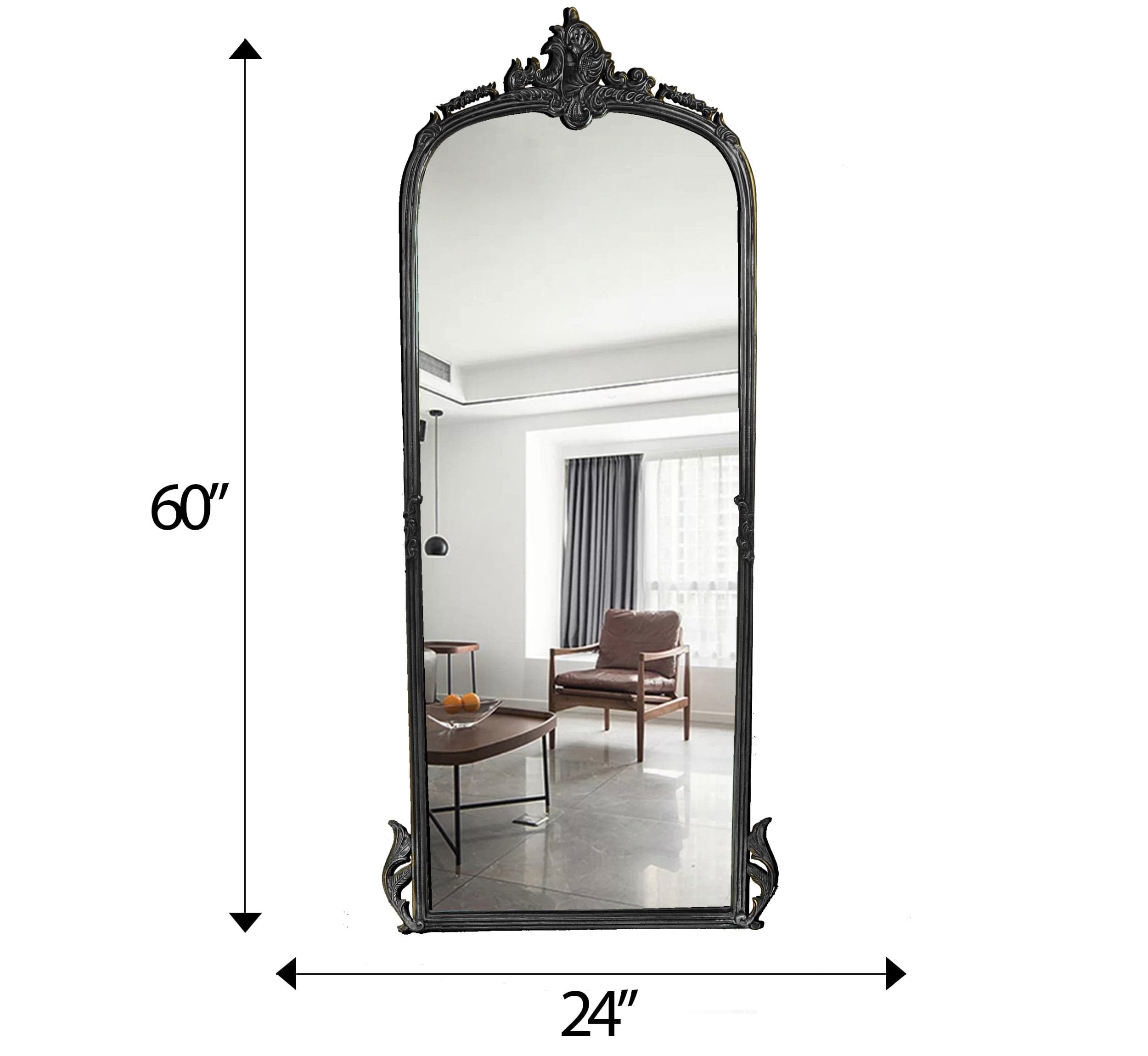 CORSICA DESIGNS Mirrors Victorian Arched Full-length Mirror