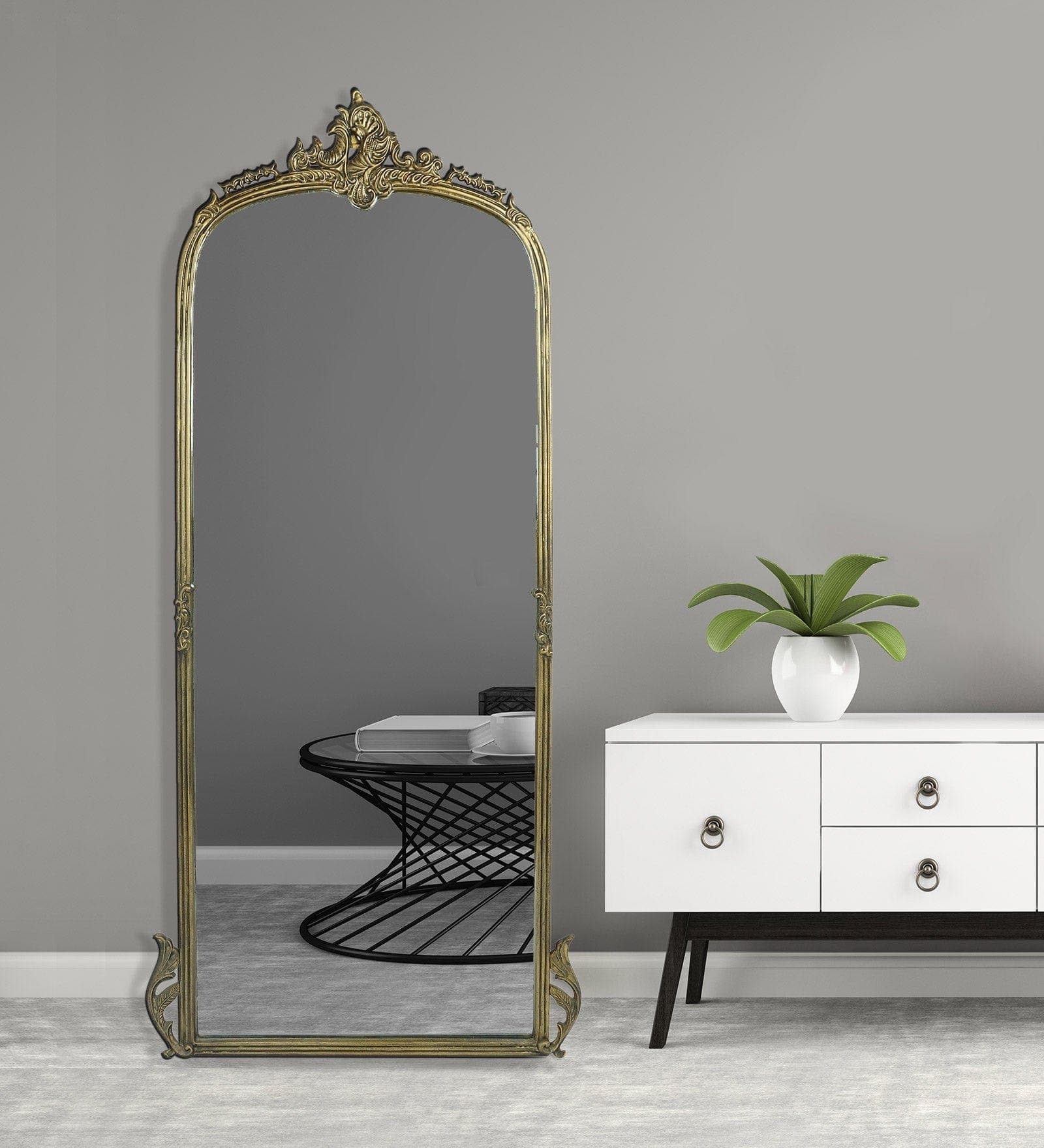 CORSICA DESIGNS Mirrors Victorian Arched Full-length Mirror