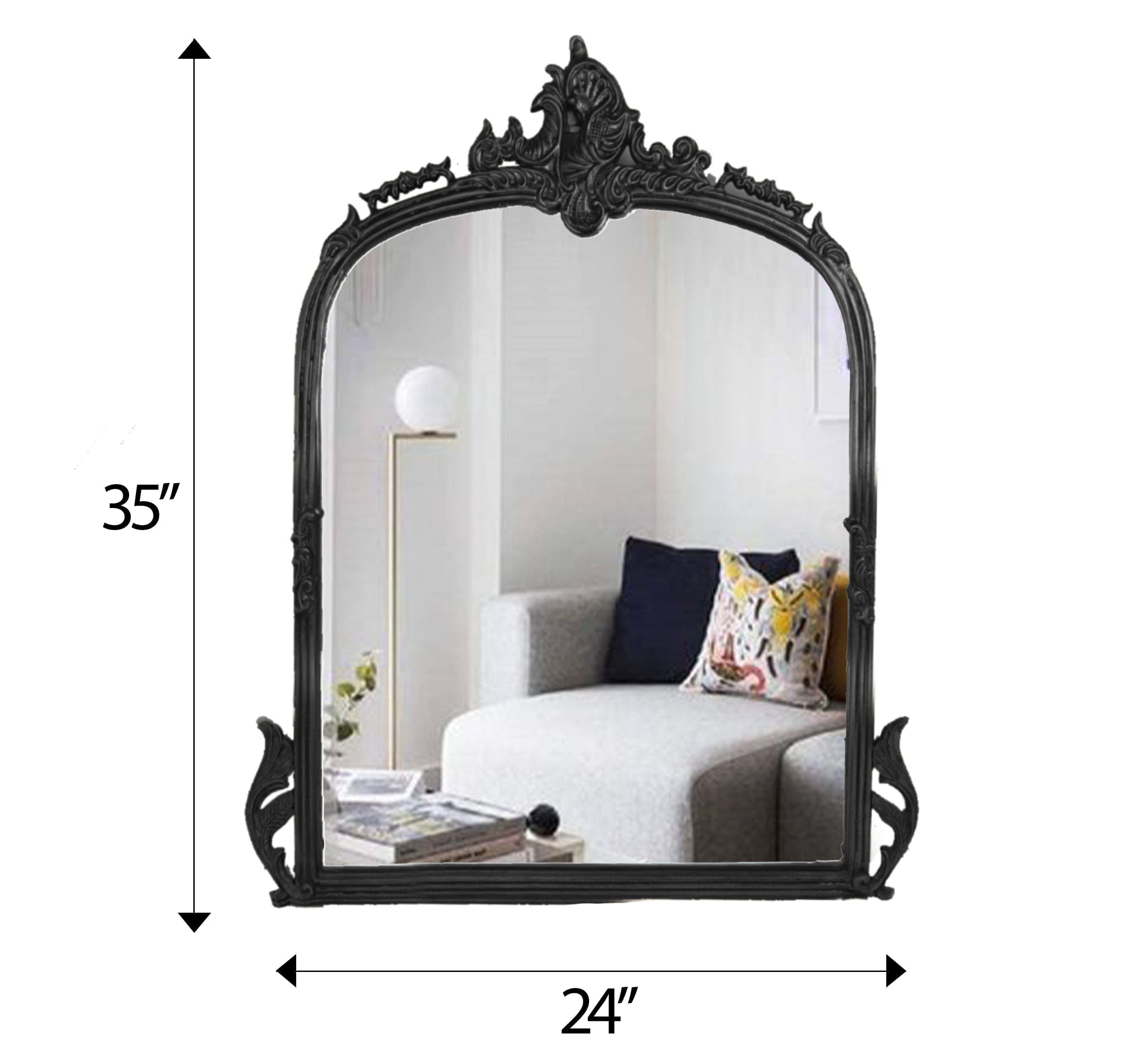 CORSICA DESIGNS Mirrors Victorian Arched Wall Mirror