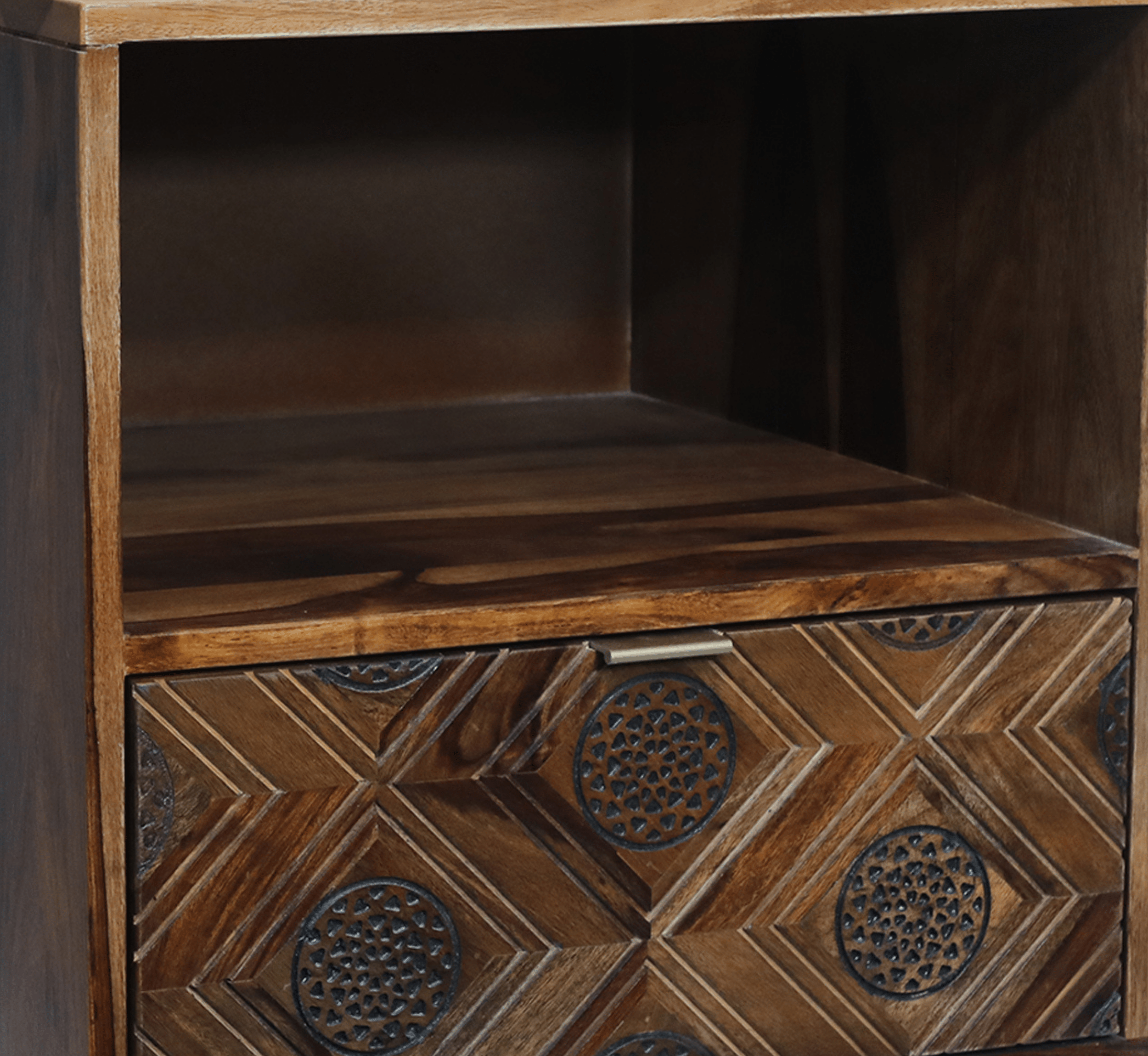 CORSICA DESIGNS Nightstands Mitika Wooden Bedside Table