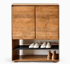 CORSICA DESIGNS Shoe Cabinets Panache Wooden 6-Tier Shoe Cabinet