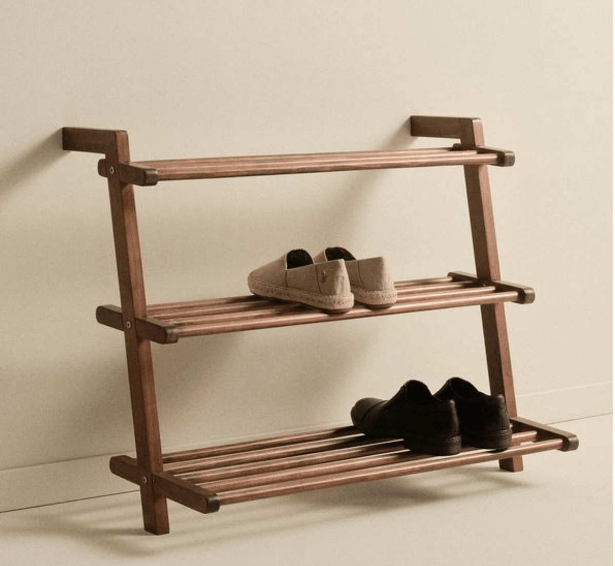 CORSICA DESIGNS Shoe Racks Ohana Wooden 3-Tier Shoe Rack