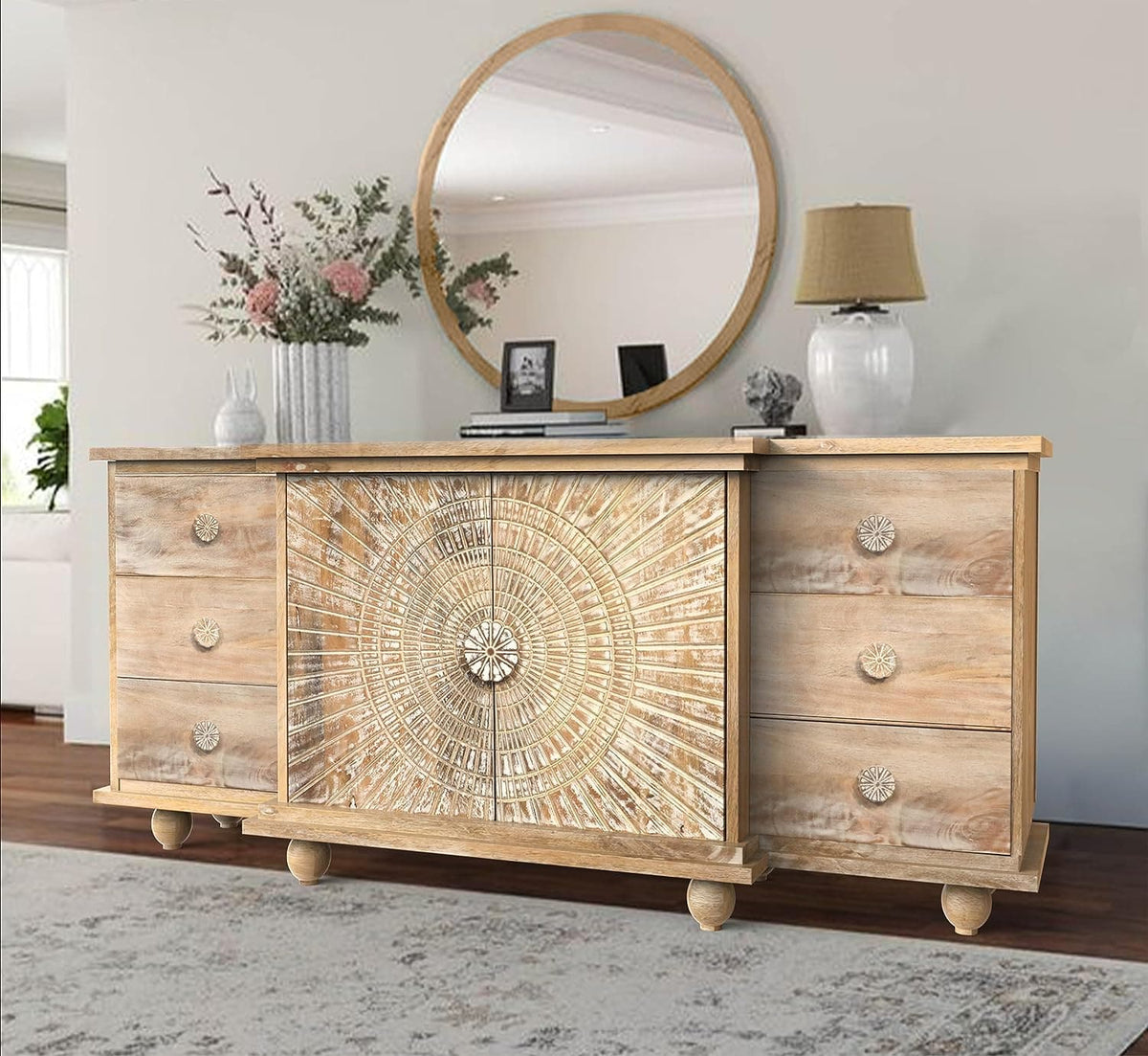 CORSICA DESIGNS Sideboards Rising Wooden 70" Sideboard