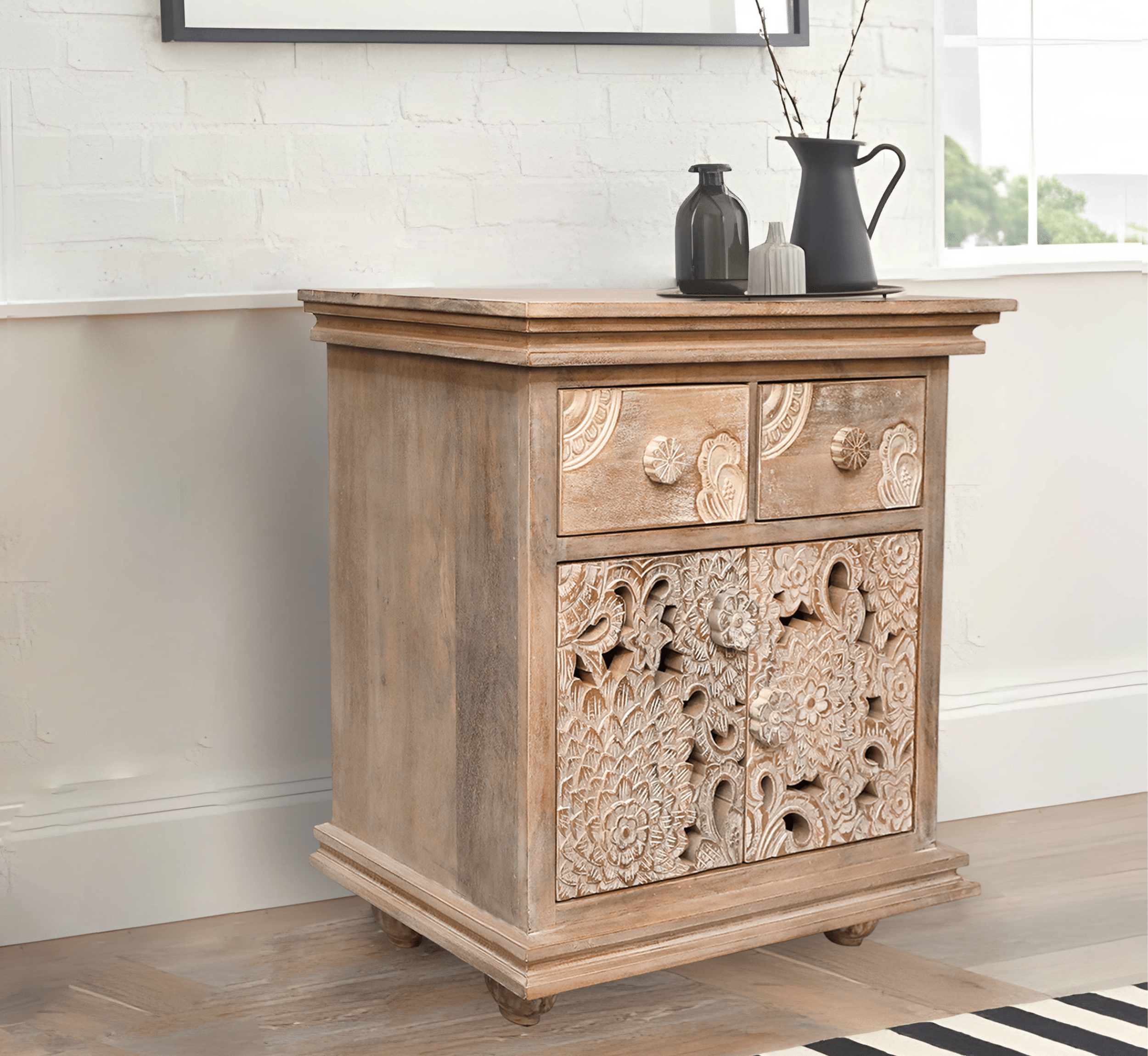 CORSICA DESIGNS Storage Cabinets Ruchi Wooden 30" Sideboard